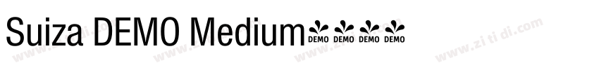 Suiza DEMO Medium字体转换
